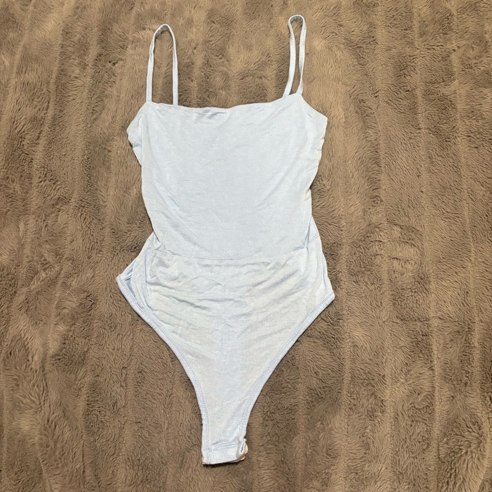 PrettyLittleThing Light Blue Bodysuit